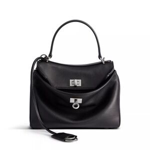 Balenciaga Rodeo Mini Bag Rodeo Mini Leather Shoulder Bag Black